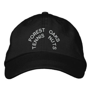FOREST OAKS TENNIS NUTS!! EMBROIDERED BASEBALL CAP