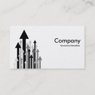 Forest of Arrows - Black and White (Platinum) Business Card