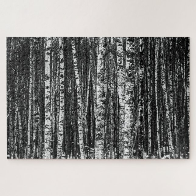 Forest Of Birch Trees Jigsaw Puzzle (Horizontal)