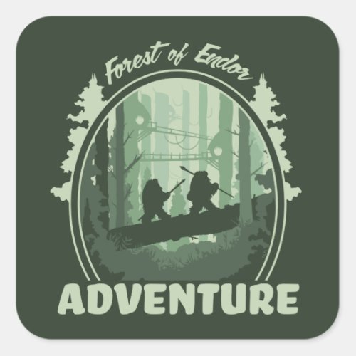 Forest of Endor Adventure Square Sticker