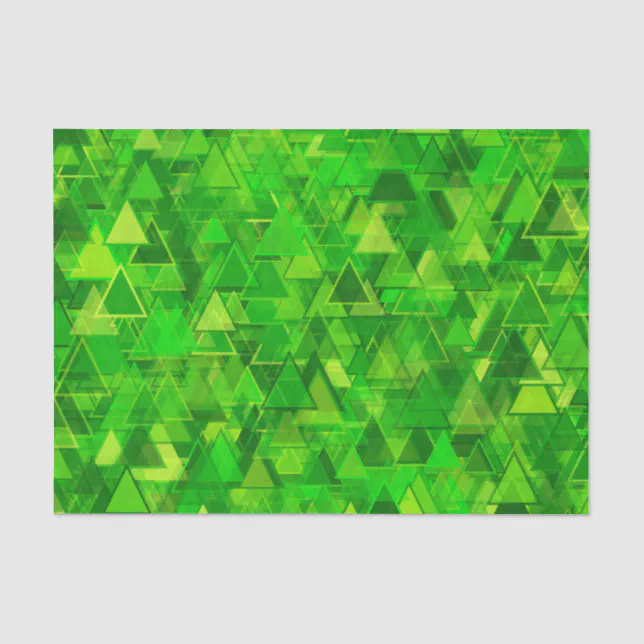 Green Paper Triangle
