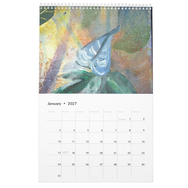 Forest of Life Calender, Seen Around the Forest Calendar (Jan 2027)