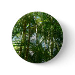 Forest of Palm Trees Tropical Green Button