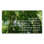 Forest of Palm Trees Tropical Nature Business Card Magnet