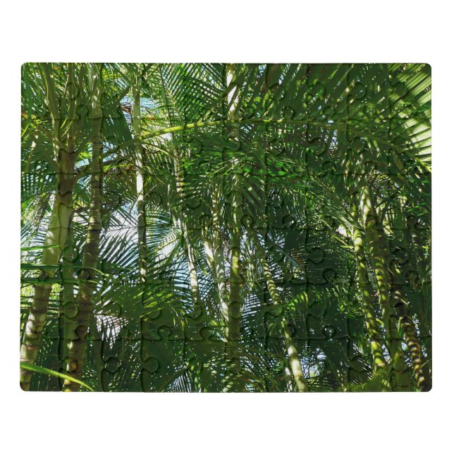 Forest of Palm Trees Tropical Nature Jigsaw Puzzle (Puzzle Horizontal)
