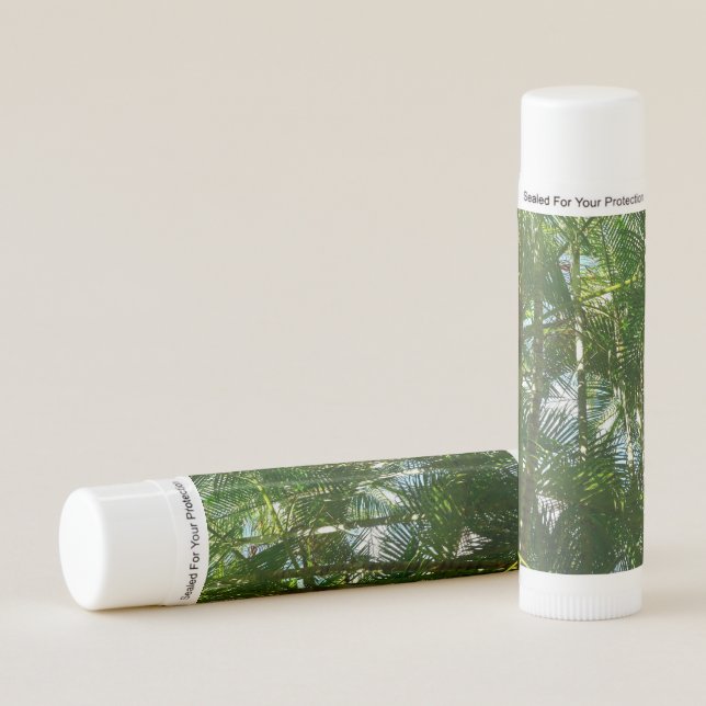 Forest of Palm Trees Tropical Nature Lip Balm (Front)