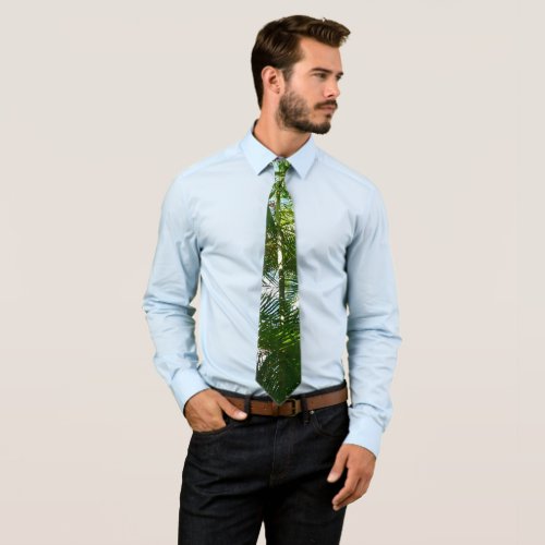 Forest of Palm Trees Tropical Nature Neck Tie