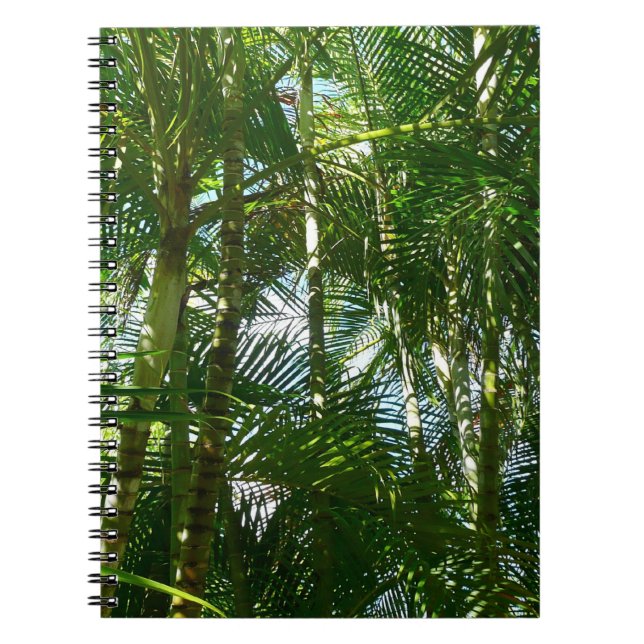 Forest of Palm Trees Tropical Nature Notebook (Front)