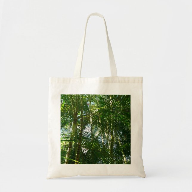 Forest of Palm Trees Tropical Nature Tote Bag (Front)