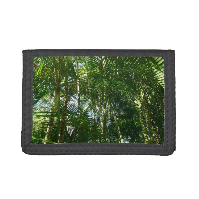 Forest of Palm Trees Tropical Nature Trifold Wallet (Front)