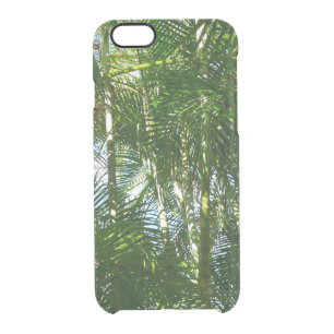 Forest of Palm Trees Tropical Nature Clear iPhone 6/6S Case