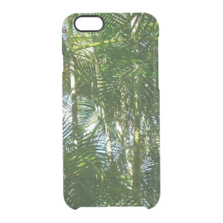 Forest of Palm Trees Tropical Nature Clear iPhone 6/6S Case