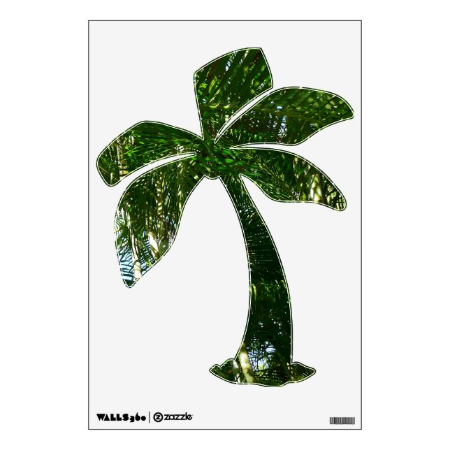 Forest of Palm Trees Tropical Nature Wall Sticker (Front)
