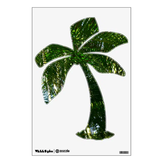Forest of Palm Trees Tropical Nature Wall Sticker | Zazzle