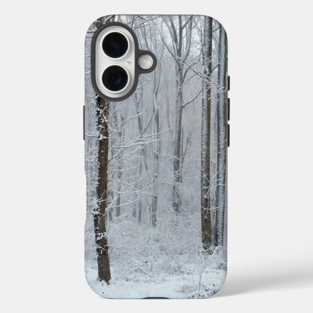 Forest of Snowy Trees Case-Mate iPhone Case (Back)