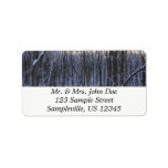 Forest of Snowy Trees Label