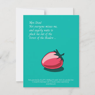 Forest of the shadow AI-generated card