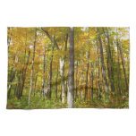 Forest of Yellow Leaves Autumn Landscape Kitchen Towel