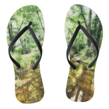 woodland flip flops online