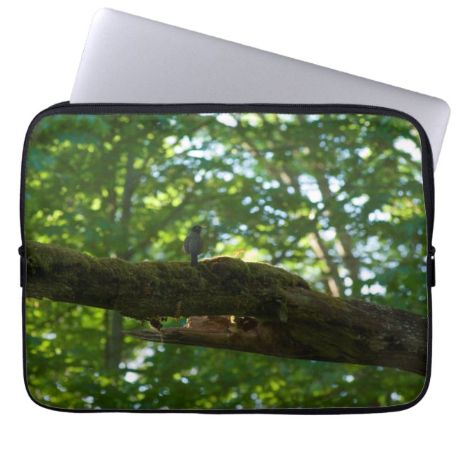Forest Overpass Laptop Sleeve (Front)