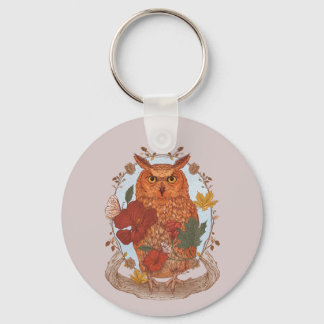 Forest Owl Keychain