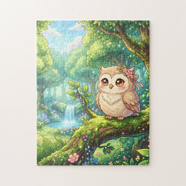 Forest Owl Puzzle (Vertical)