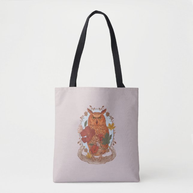 Forest Owl Tote Bag (Front)