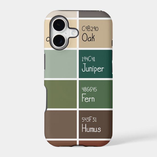 Forest Paint Chips  Case-Mate iPhone Case (Back)