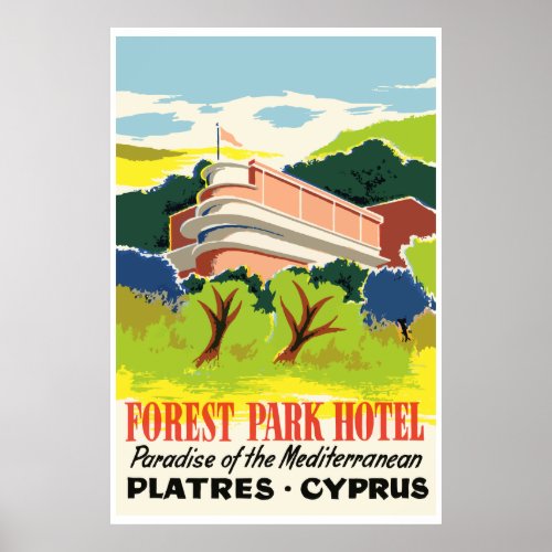 Forest Park Hotel Platres _ Cyprus Poster