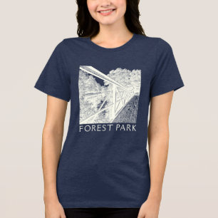 Forest Park St. Louis MO T-Shirt Tri-Blend Shirt