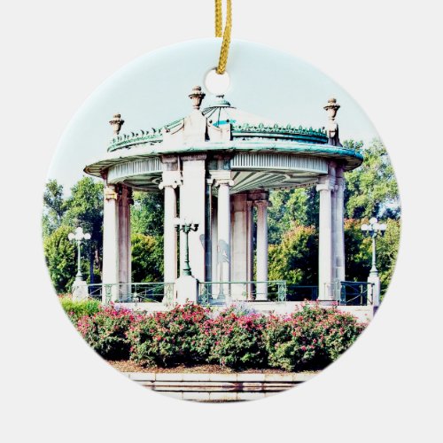 Forest Park St Louis St Louis Ceramic Ornament