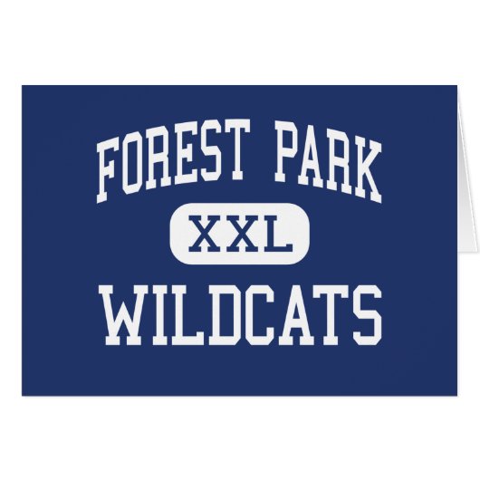 Forest Park Wildcats Middle Franklin Cards (Front Horizontal)