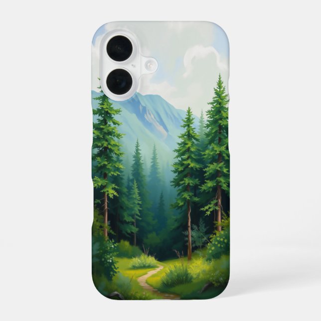 Forest Path: A Serene Escape Iphone Case (Back)