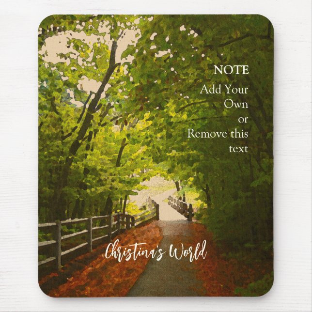 FOREST PATH Fall 07 - Mouse Pad (Front)