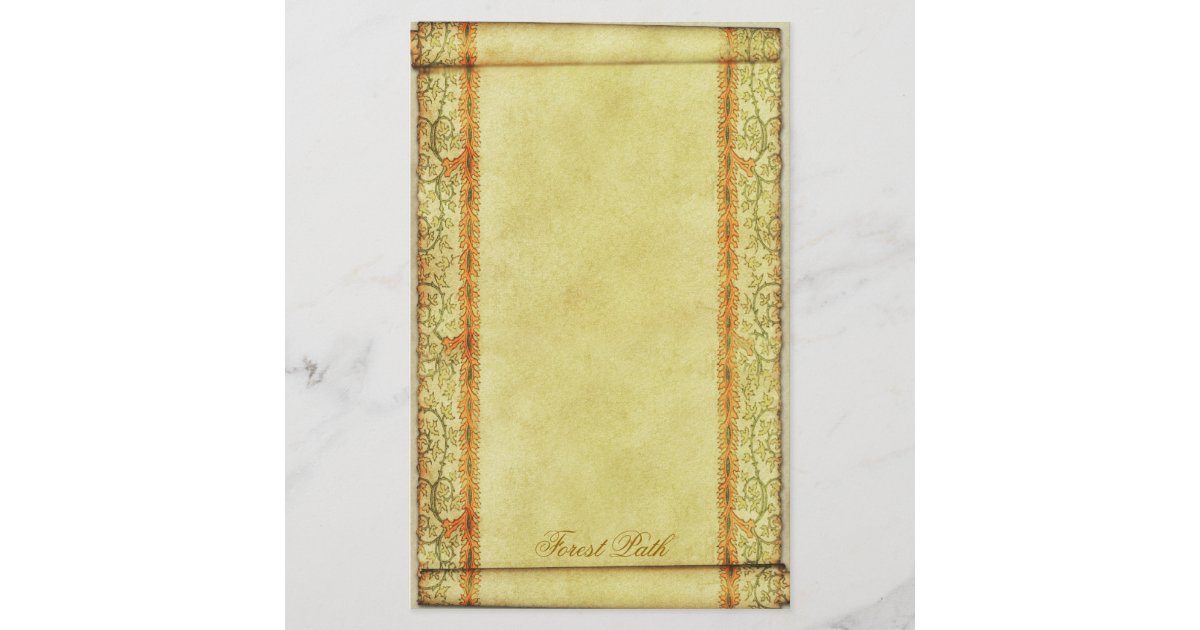 Forest Path Medieval Stationery Zazzle