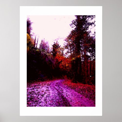 Forest Path Poster Print