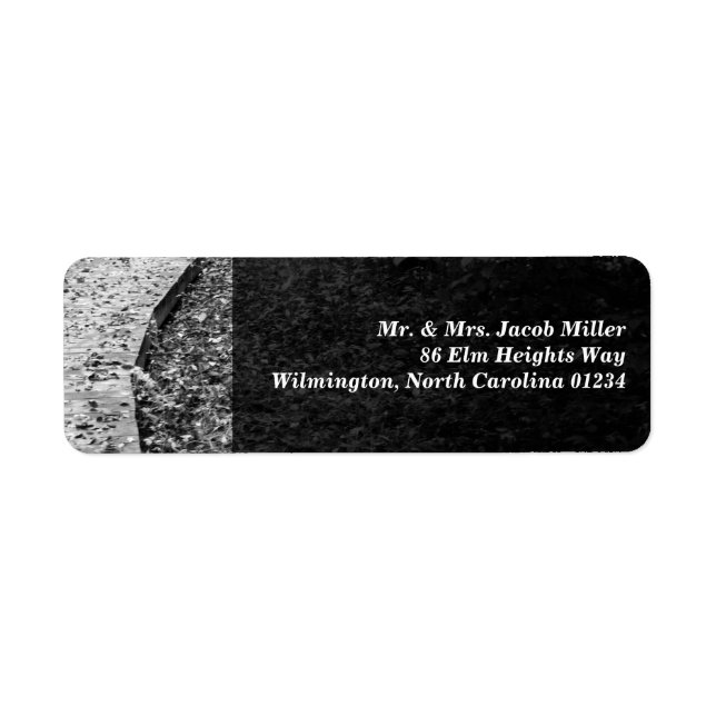 Forest Path Return Address Labels (Front)