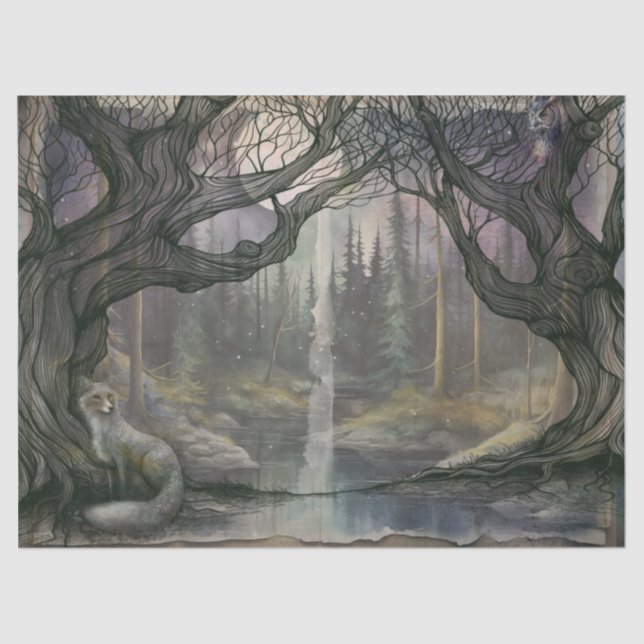Forest path tissue paper (Front)