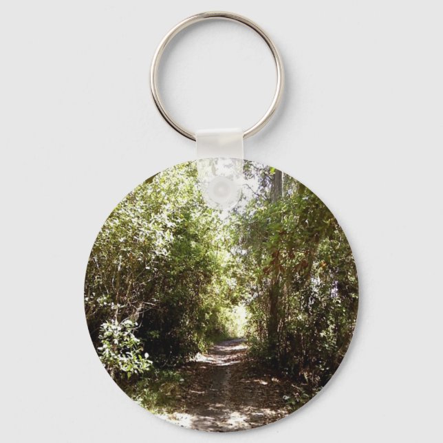 Forest Pathway Keychain (Front)