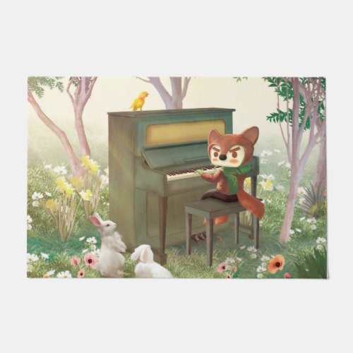 Forest Piano Concert Doormat