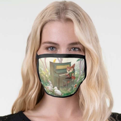 Forest Piano Concert Face Mask
