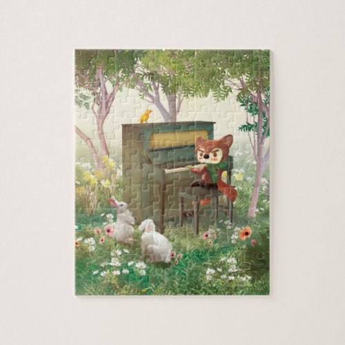 Forest Piano Concert Jigsaw Puzzle
