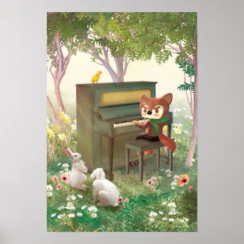 Forest Piano Concert Poster