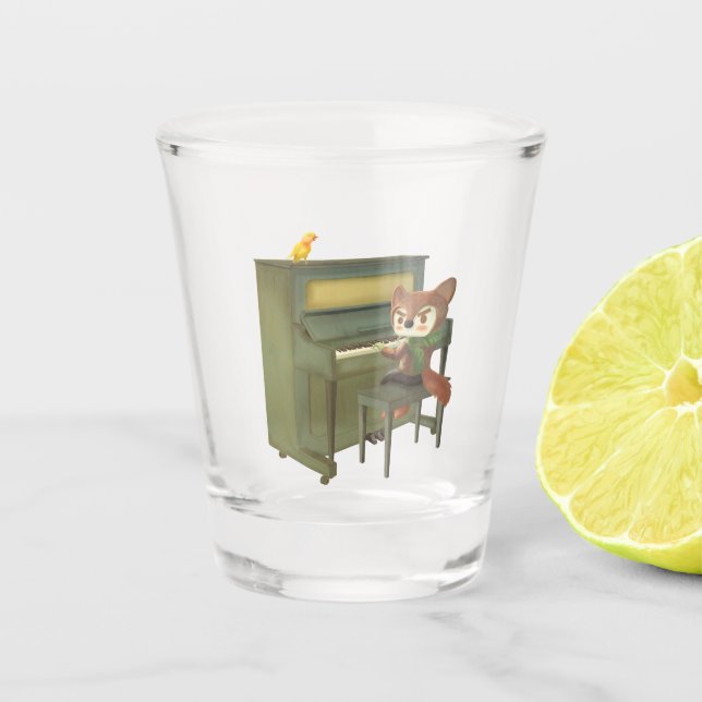 Forest Piano Concert | Shot Glass (Front)