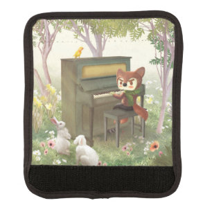Forest Piano Luggage Handle Wrap