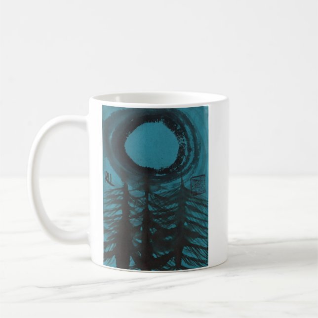 Forest Pines Coffee Mug (Left)