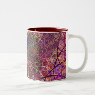 forest plastic Two-Tone coffee mug