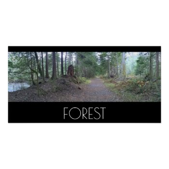 Forest Poster by qopelrecords at Zazzle