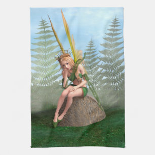 Forest Princess, Fairy Butterfly Towel