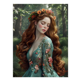 Forest Princess Fantasy Poster – Ren Faire Muse